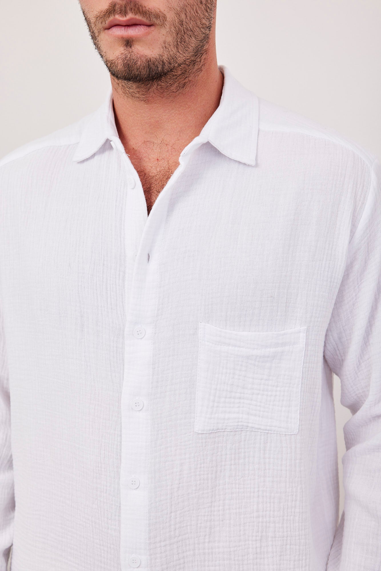 חולצה טטרה ארוכה מכופתרת - ITAY BRANDS