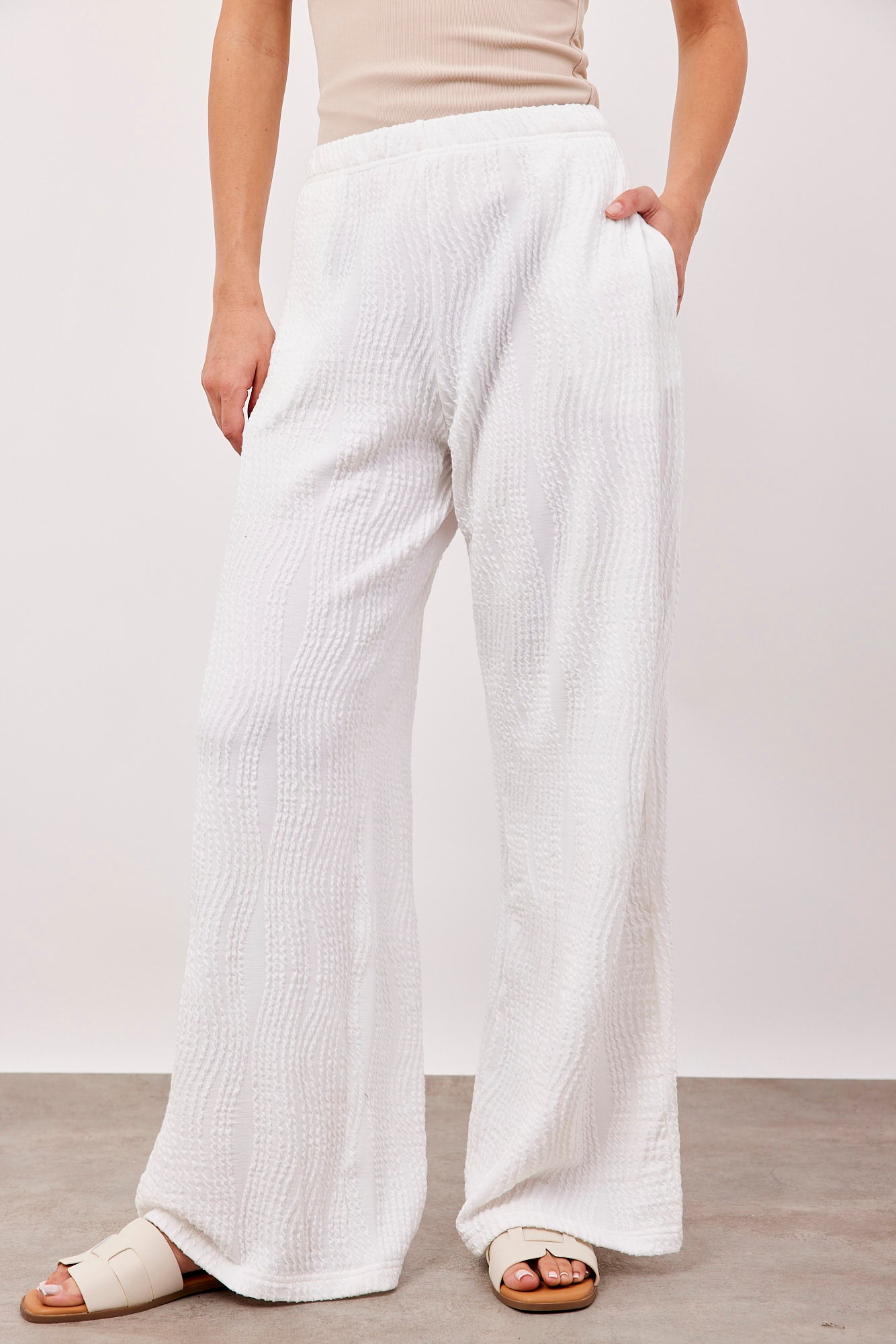 מכנסיים ארוכים בטקסטורה - ITAY BRANDS