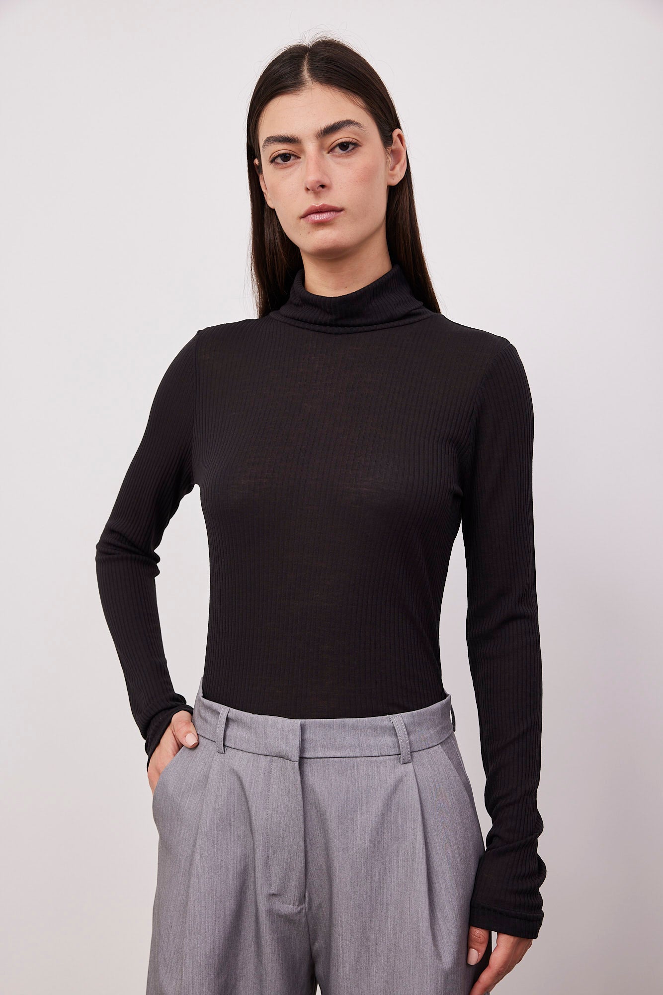 חולצת גולף רכה שקפקפה בטקסטורת פסים - ITAY BRANDS