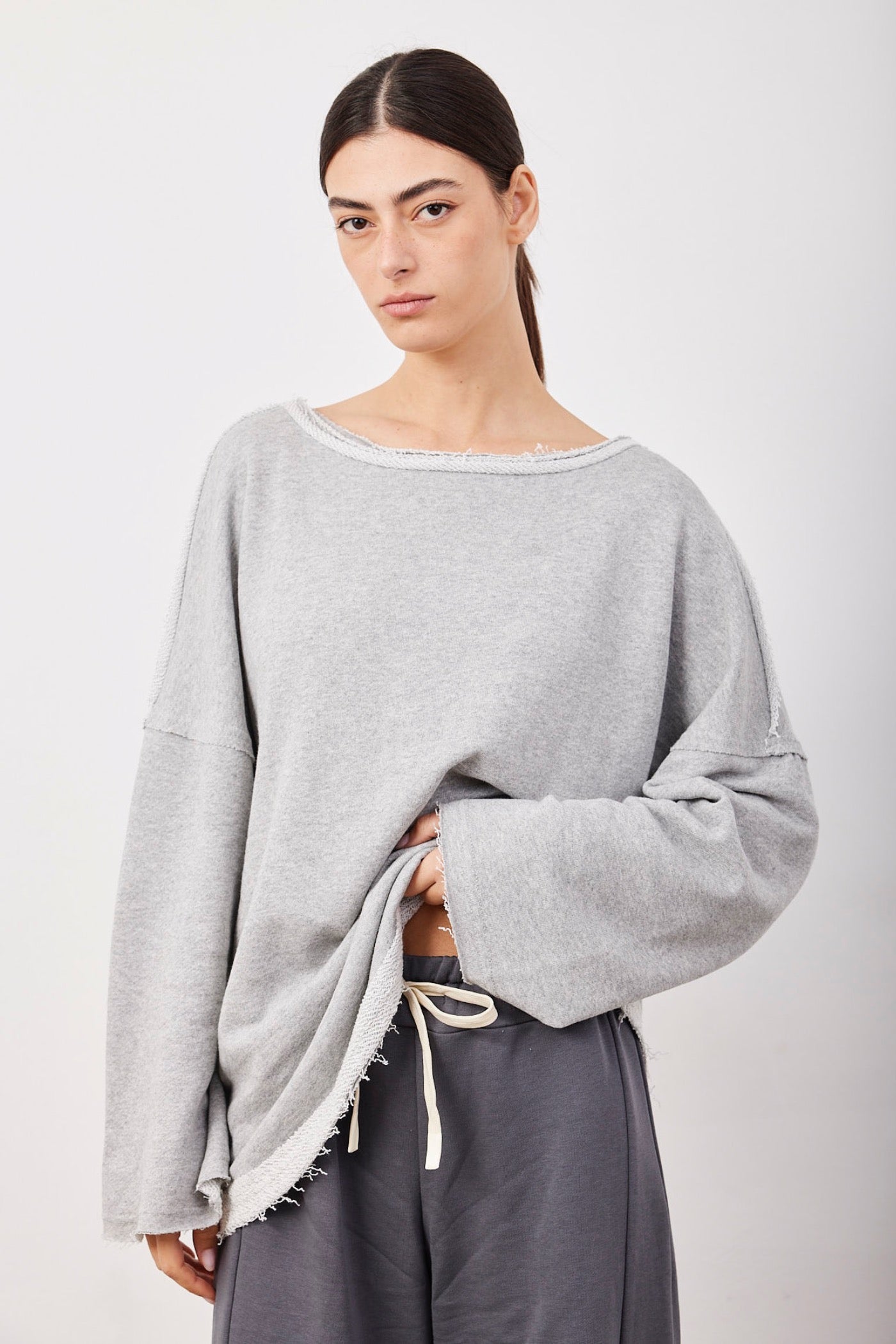 חולצת פרנץ׳ טרי אוברסייז - ITAY BRANDS