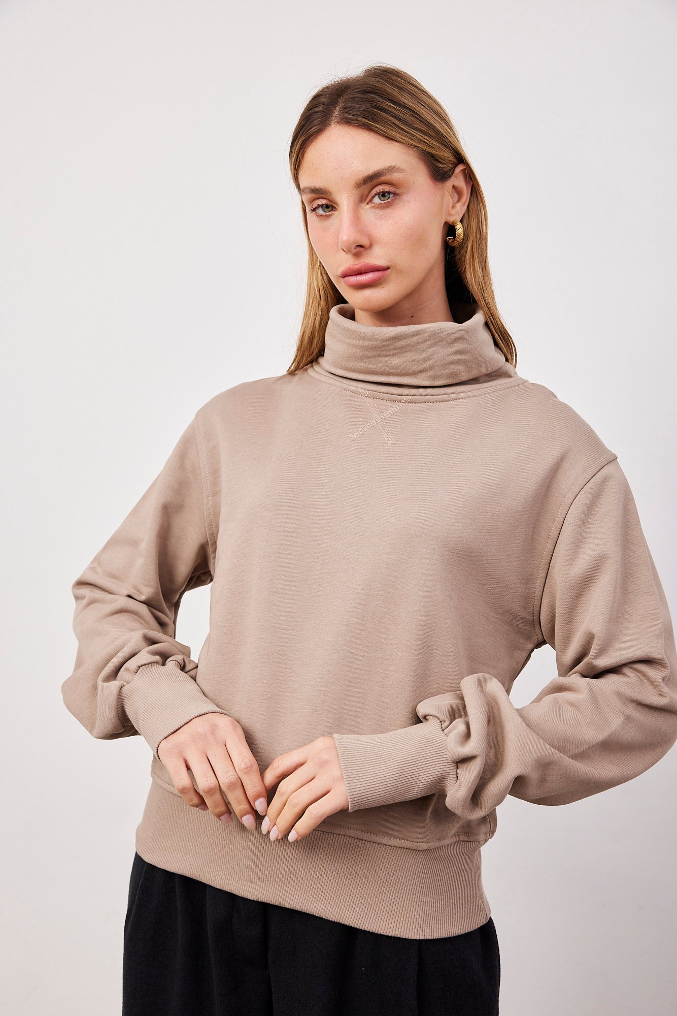 סווטשרט גולף בסיומת ריב - ITAY BRANDS