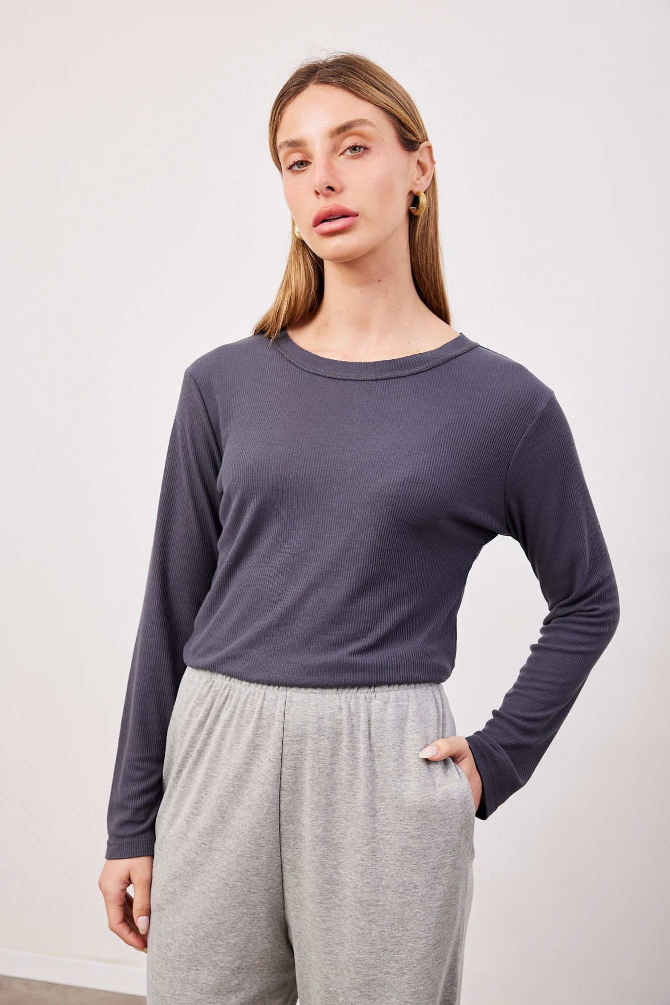 חולצה ארוכה מבד רך - ITAY BRANDS