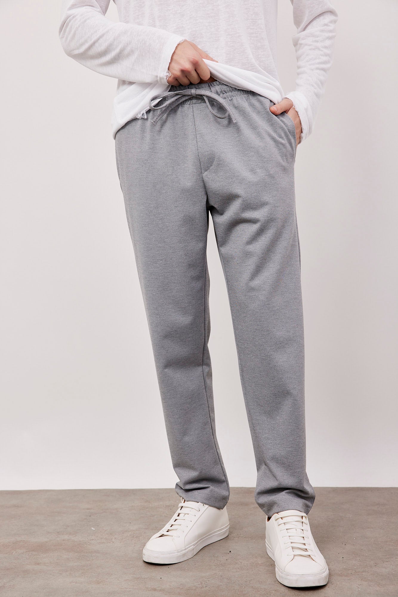 מכנסי טרנינג במראה מחוייט - ITAY BRANDS