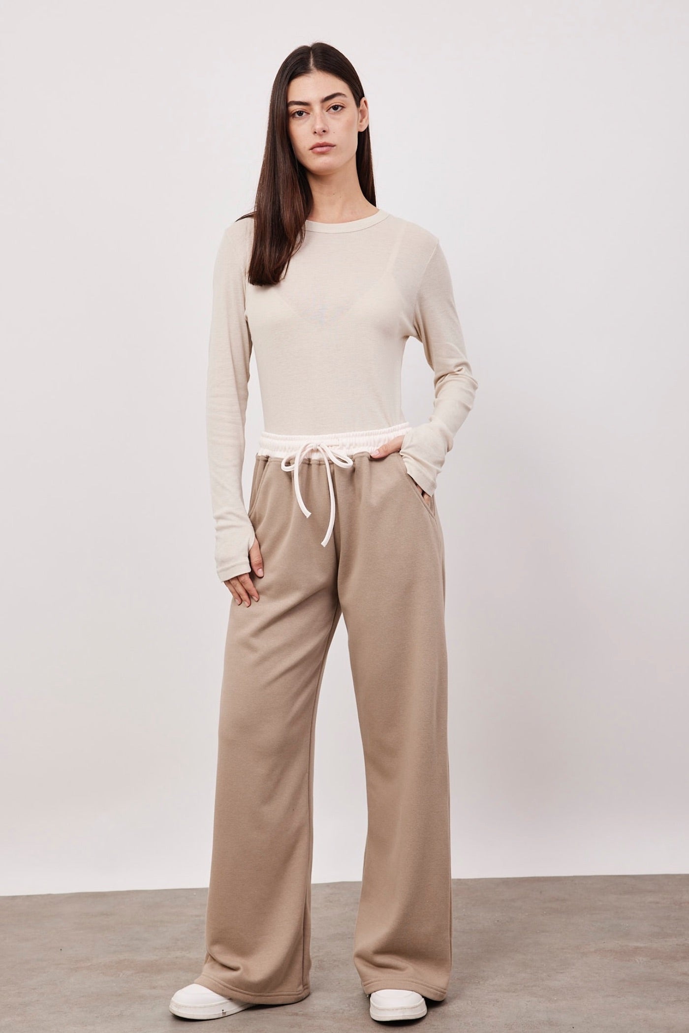 מכנסי טרנינג עם גומי מובלט - ITAY BRANDS