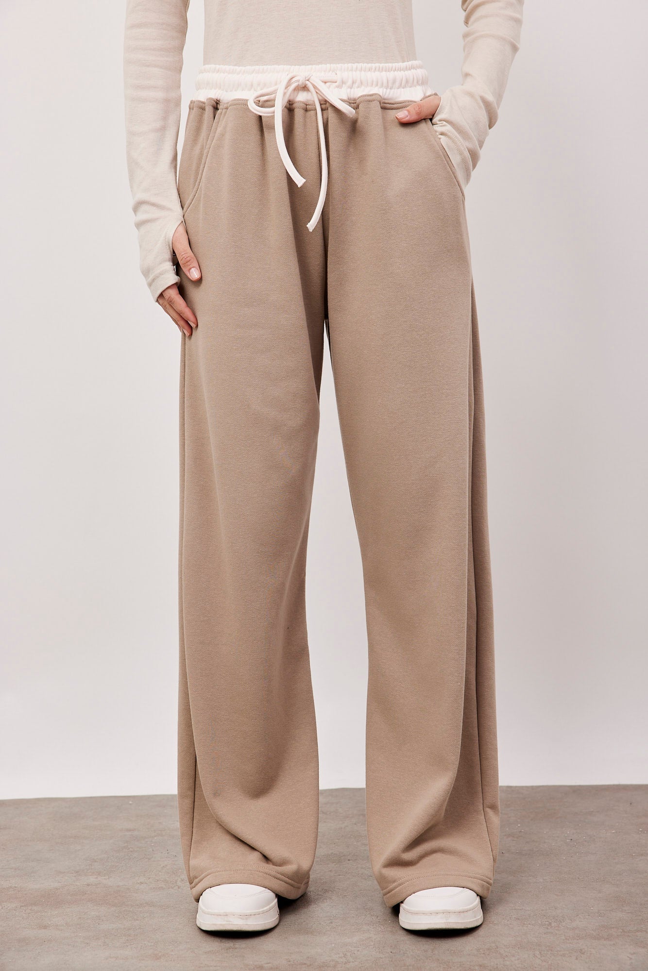 מכנסי טרנינג עם גומי מובלט - ITAY BRANDS