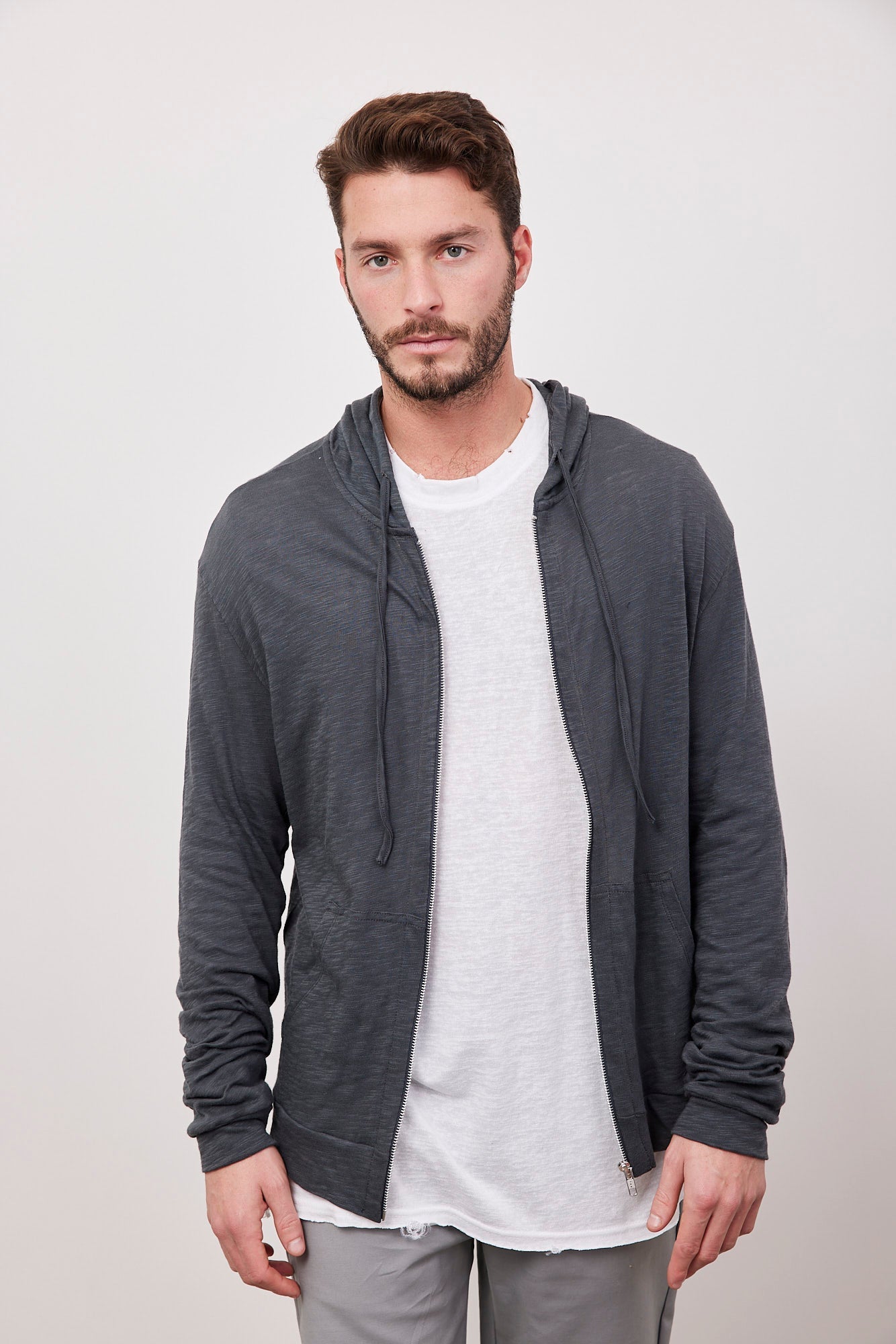 קפוצ׳ון עם רוכסן במראה ווש - ITAY BRANDS