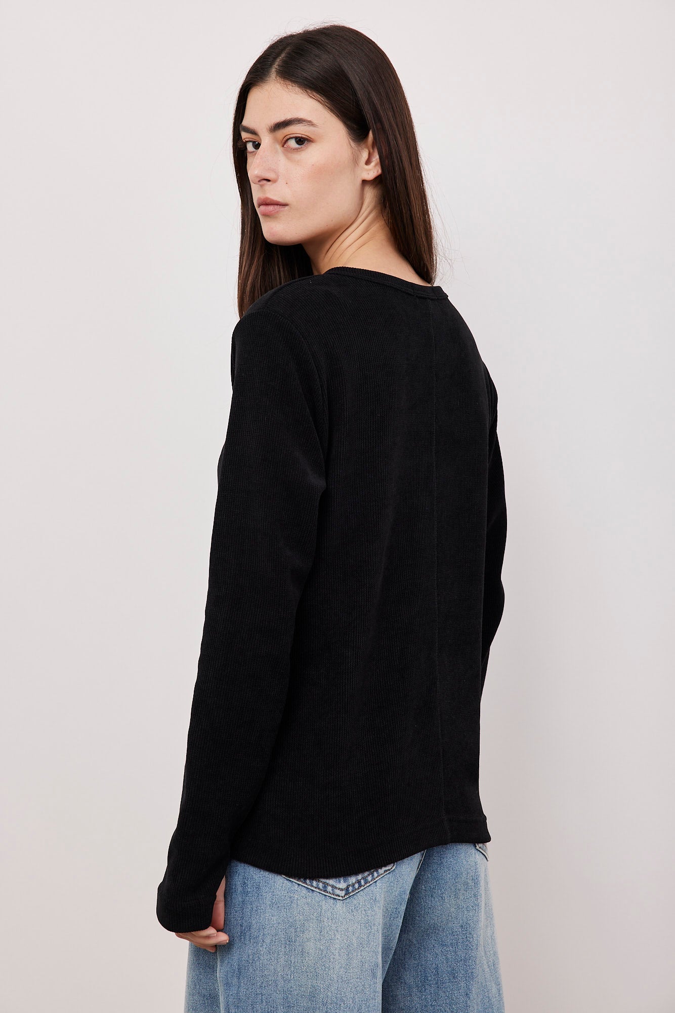 סריג בטקסטורת פסים בסיומת כפפה - ITAY BRANDS