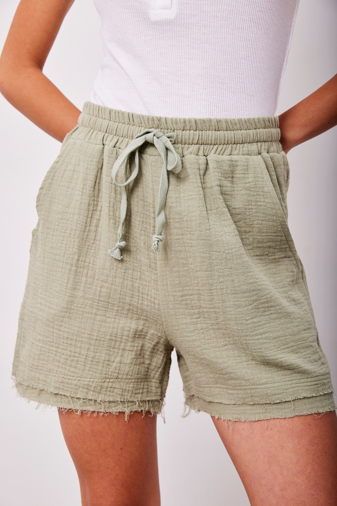 מכנסי טטרה קצרים בסיומת פרומה - ITAY BRANDS