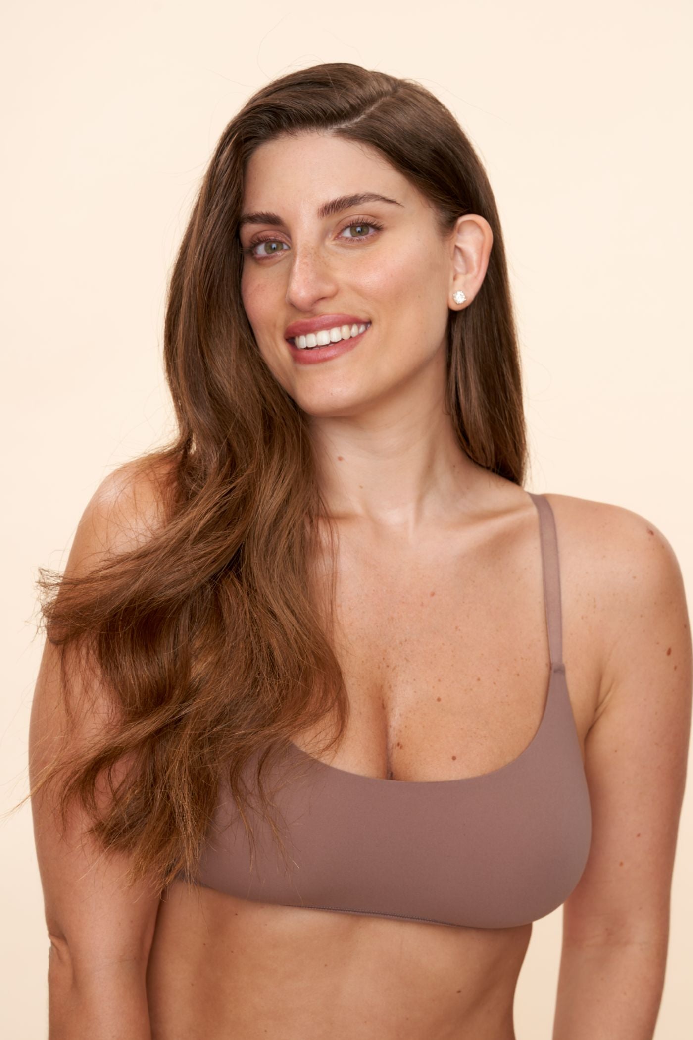 גוזיה STRETCH 720 עם כתפיות מתכווננות - חום שוקולד - ITAY BRANDS