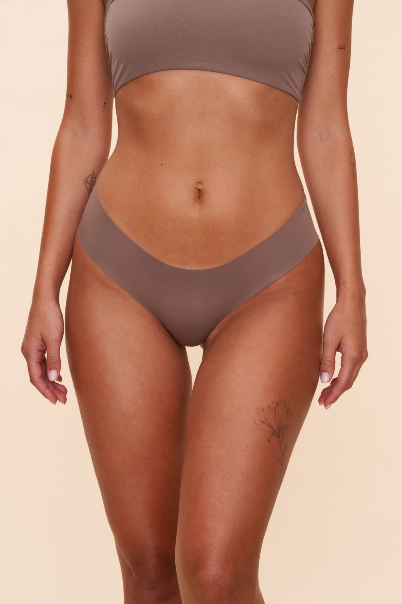 תחתון היפסטר NO SHOW - חום שוקולד - ITAY BRANDS