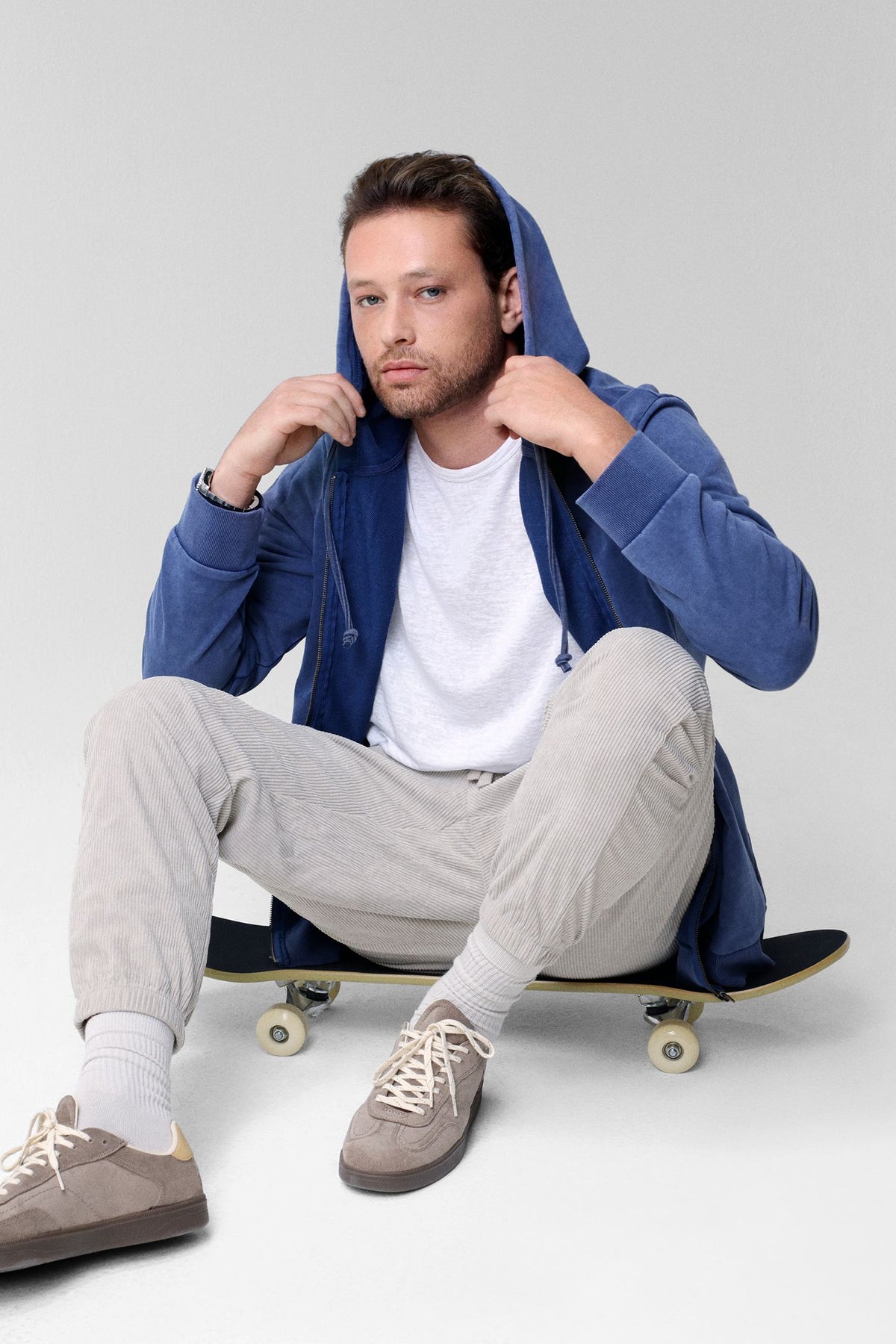 קרדיגן פוטר עם רוכסן
