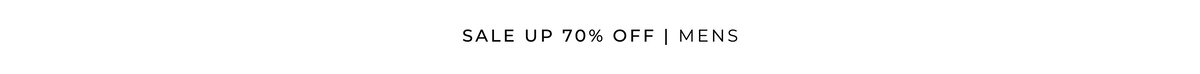 MEN SALE - UP 70% OFF banner