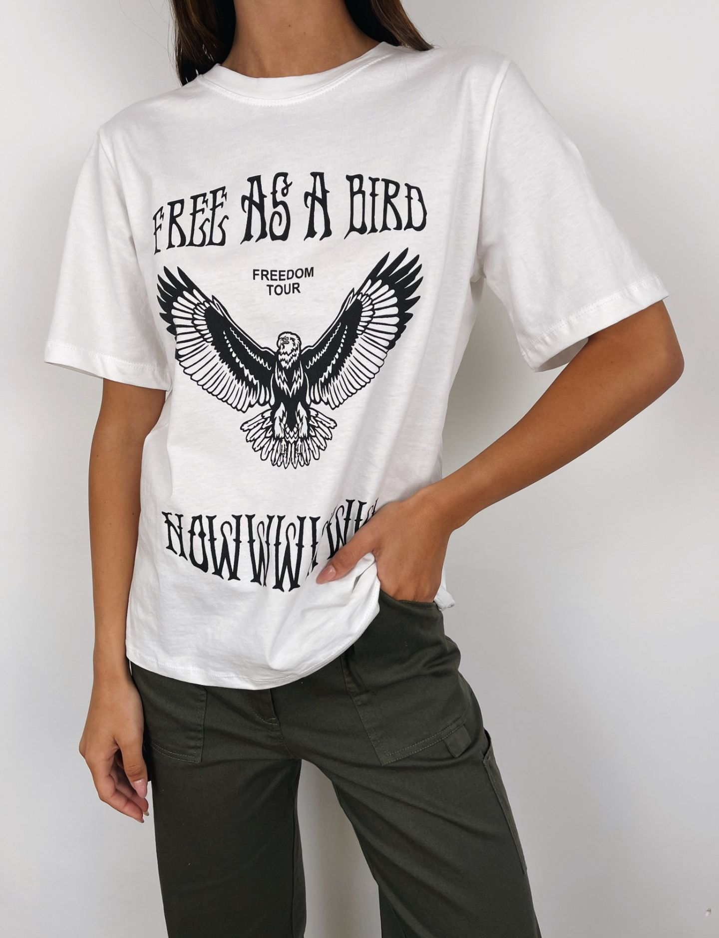 טי-שרט FREE AS A BIRD